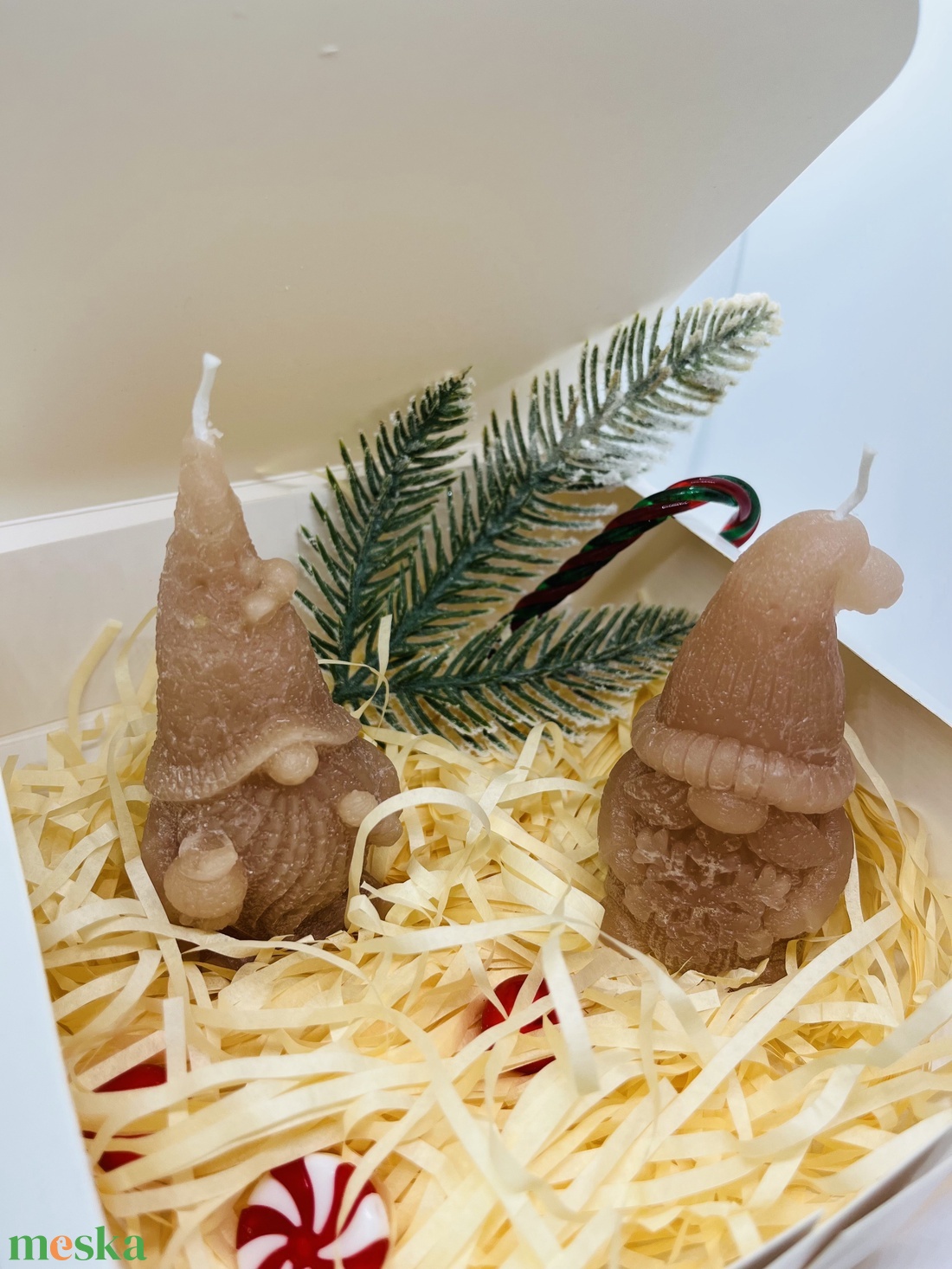 Törpe gyertyaszett  Melegség és varázslat az ünnepekre - otthon & életmód - gyertya, illat, aroma - gyertya - Meska.hu