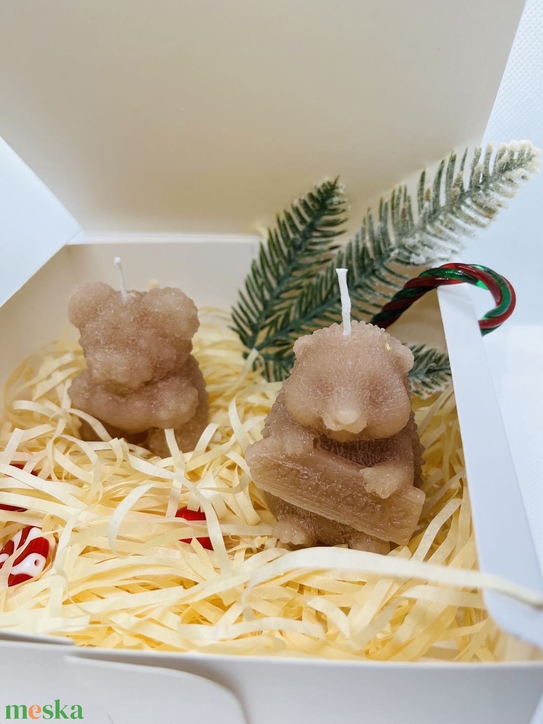 Téli mesefigurák gyertyaszett  Melegség, kedvesség és ünnepi hangulat - otthon & életmód - gyertya, illat, aroma - gyertya - Meska.hu