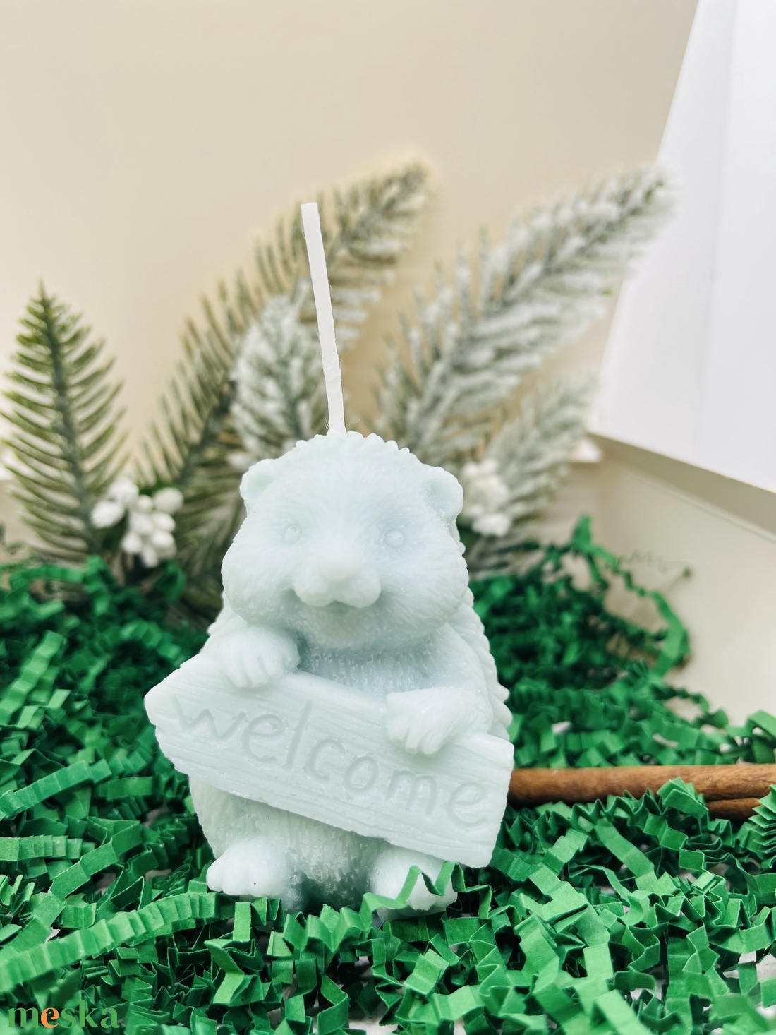 Sünis Gyertyák - Több színben - karácsony - karácsonyi lakásdekoráció - karácsonyi illatgyertya, mécses - Meska.hu