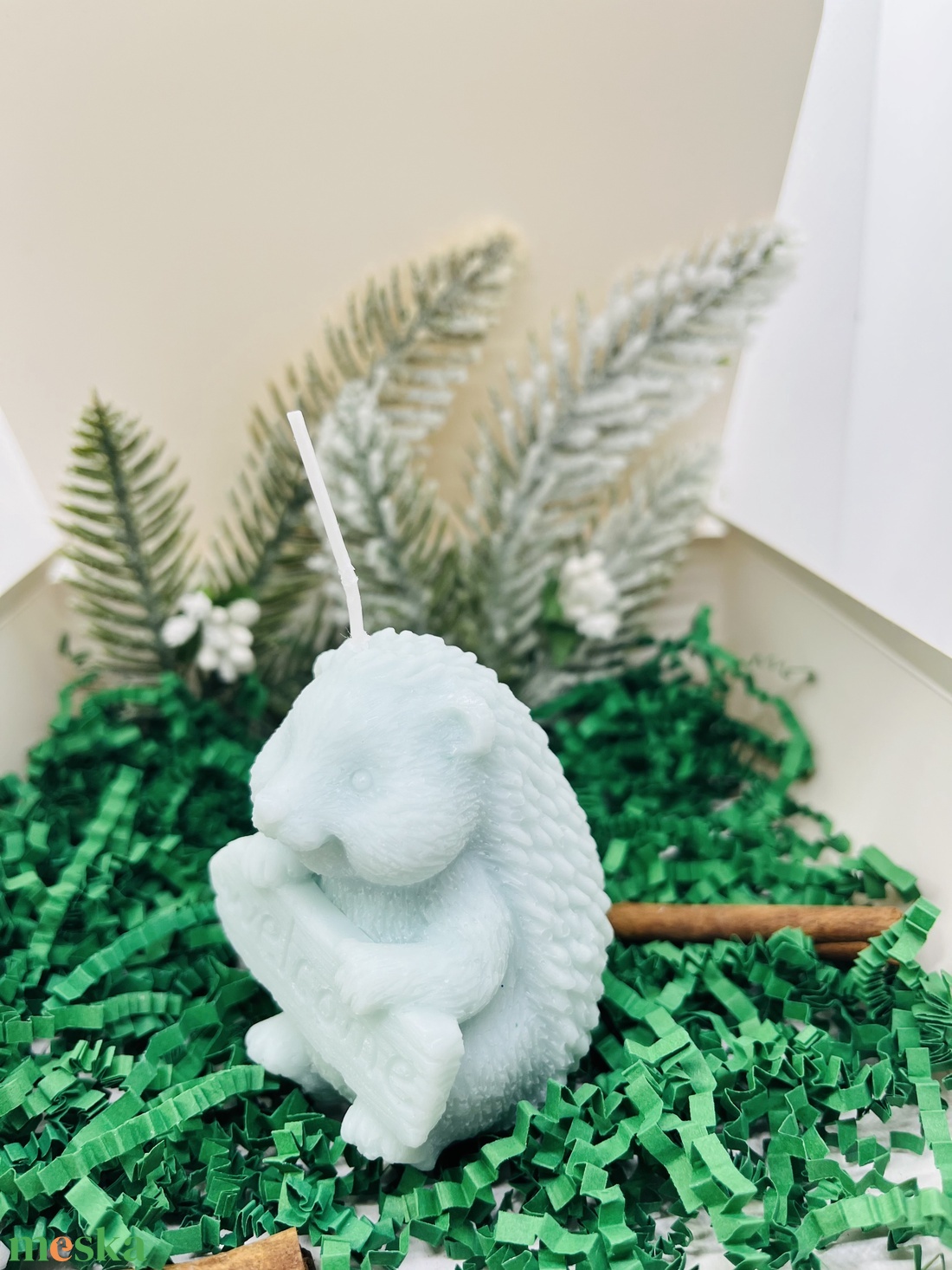 Sünis Gyertyák - Több színben - karácsony - karácsonyi lakásdekoráció - karácsonyi illatgyertya, mécses - Meska.hu