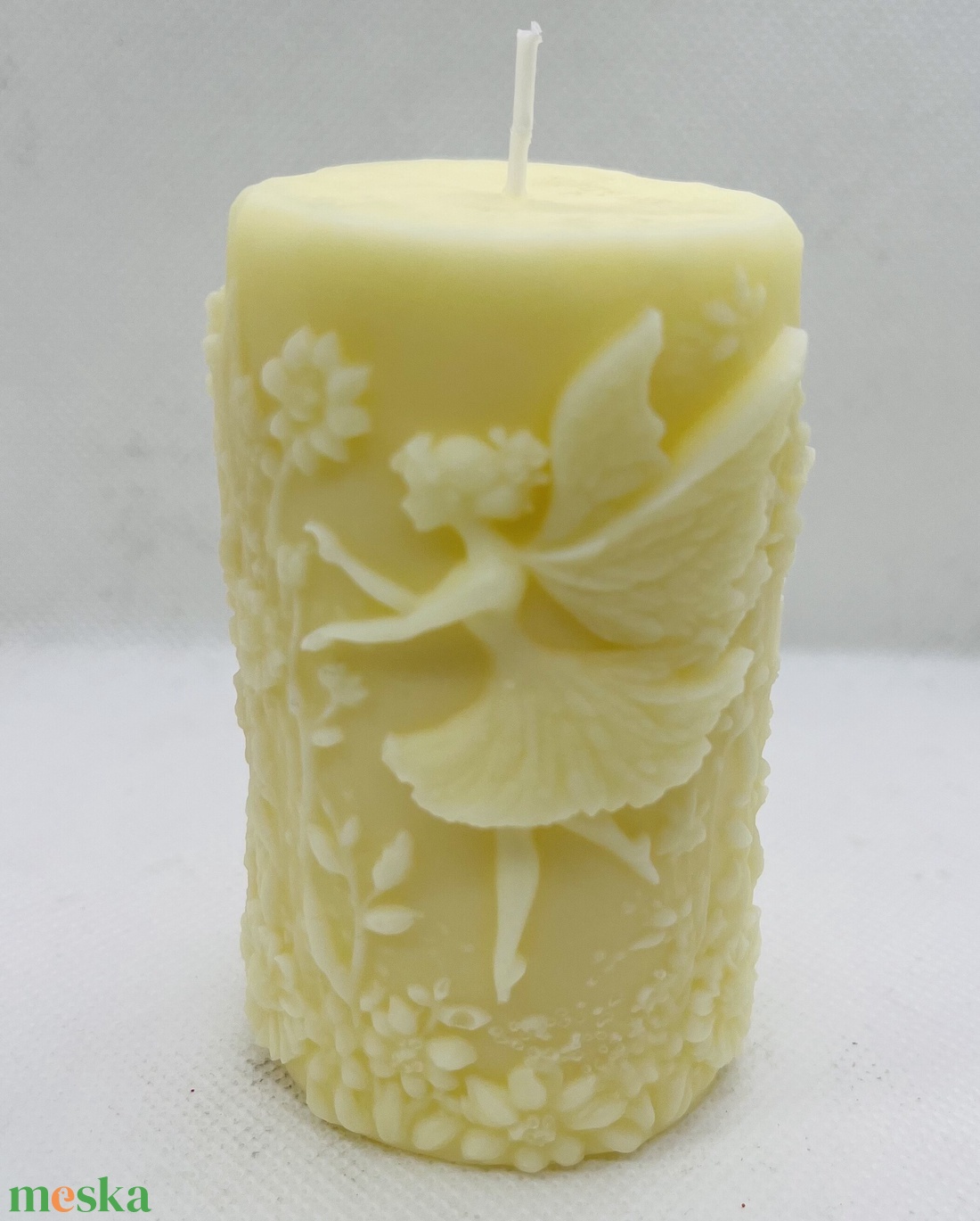 Tündéres tömb gyertya � napfényes sárga színben - otthon & életmód - gyertya, illat, aroma - gyertya - Meska.hu