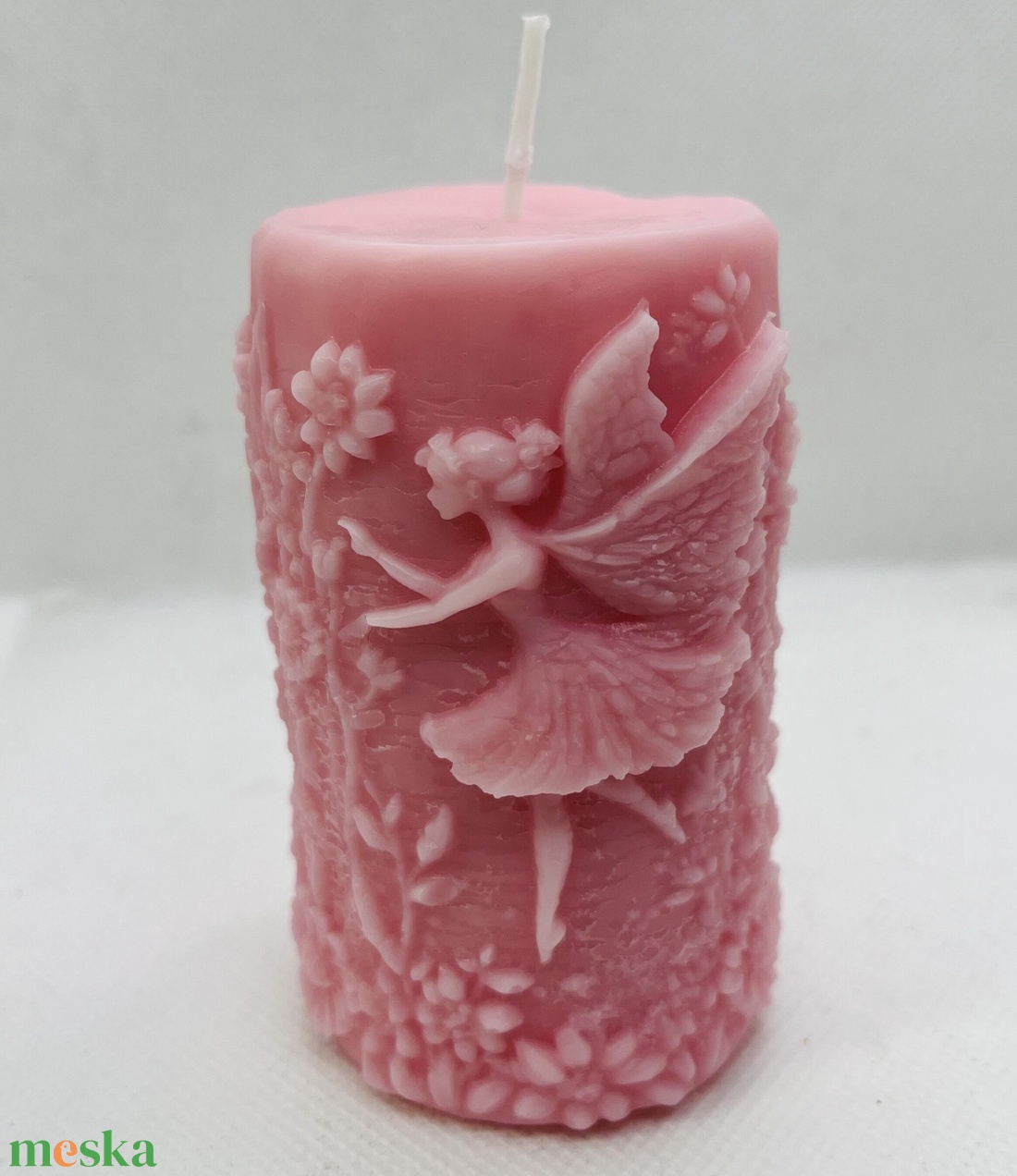 Tündéres tömb gyertya � rózsaszín - otthon & életmód - gyertya, illat, aroma - gyertya - Meska.hu