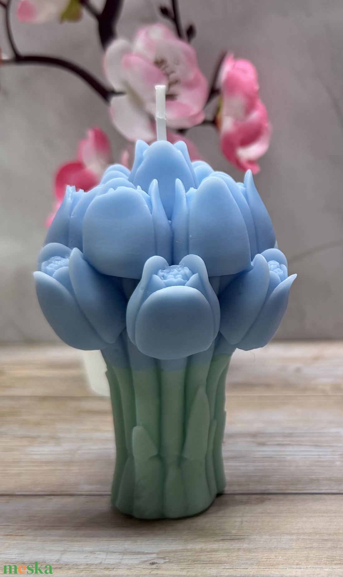 Tulipán csokor gyertya � tavaszi virágos dekoráció - otthon & életmód - gyertya, illat, aroma - gyertya - Meska.hu