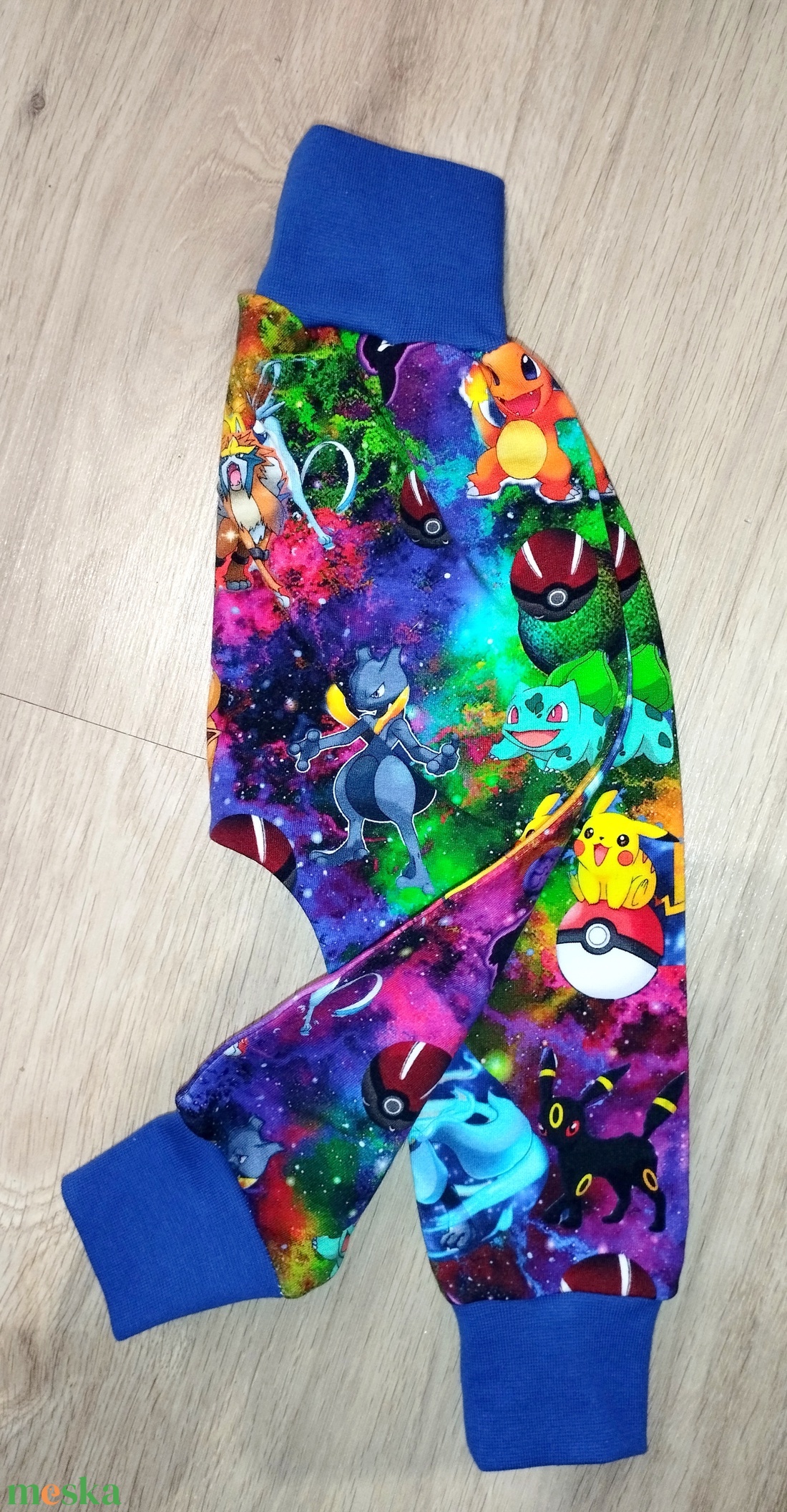 Monesz Pokemon hosszú nadrág  - baba - mama - babaruházat - baba nadrág - Meska.hu