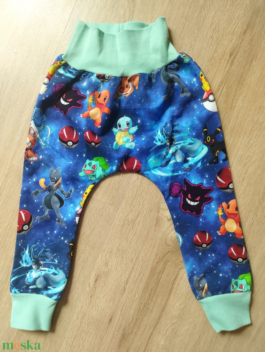Monesz Pokemon hosszú nadrág  - baba - mama - babaruházat - baba nadrág - Meska.hu