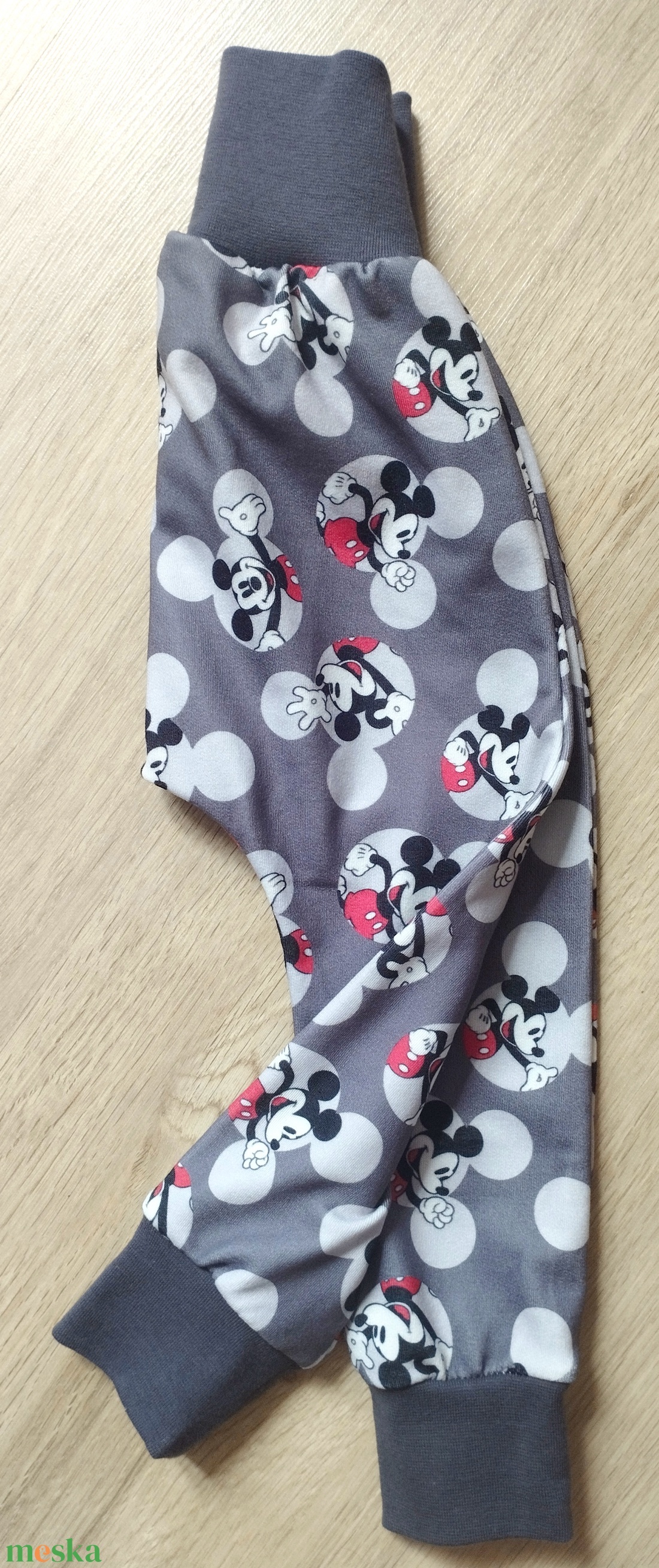Monesz Mickey egér hosszú nadrág  - baba - mama - babaruházat - baba nadrág - Meska.hu