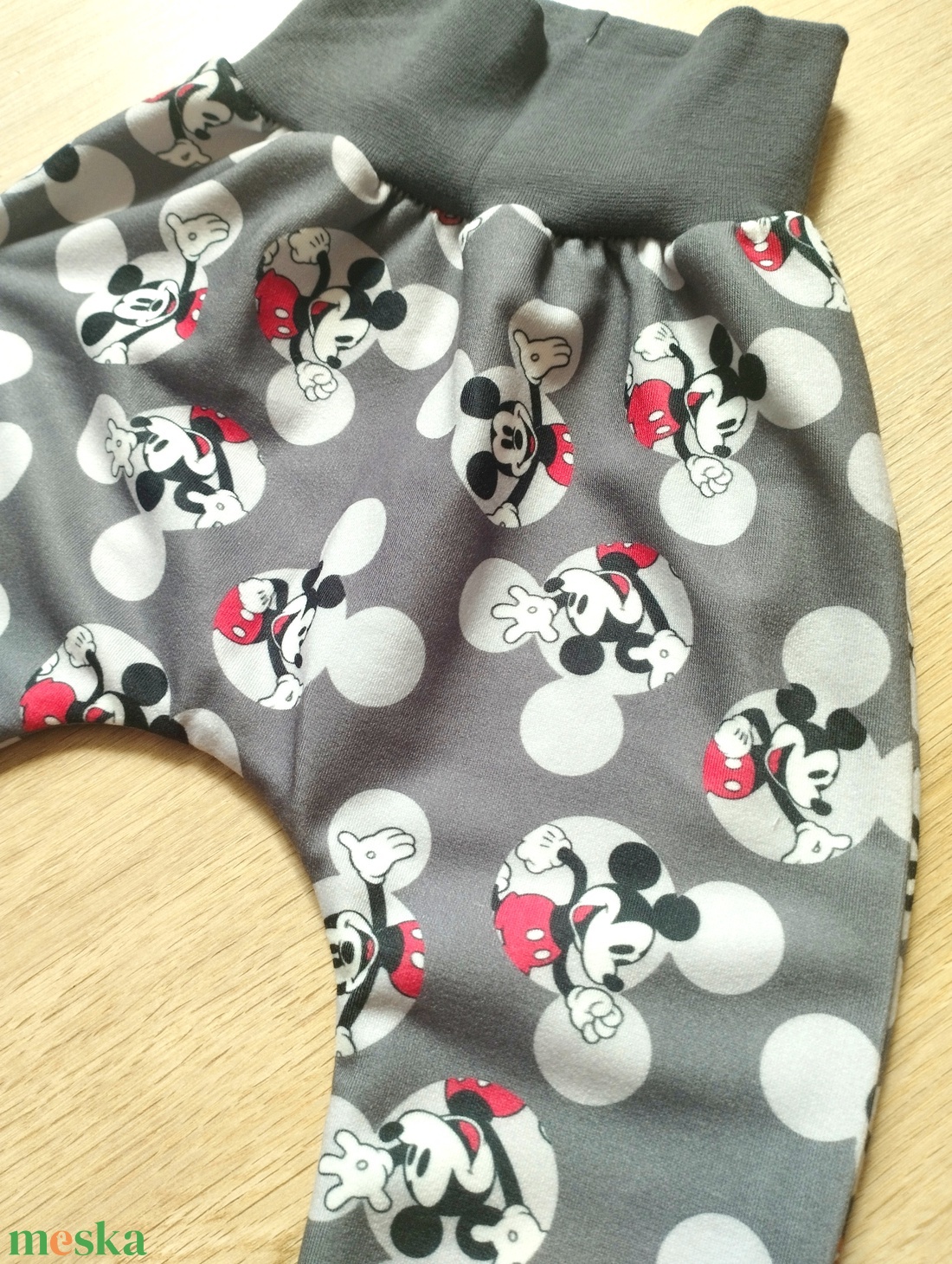 Monesz Mickey egér hosszú nadrág  - baba - mama - babaruházat - baba nadrág - Meska.hu