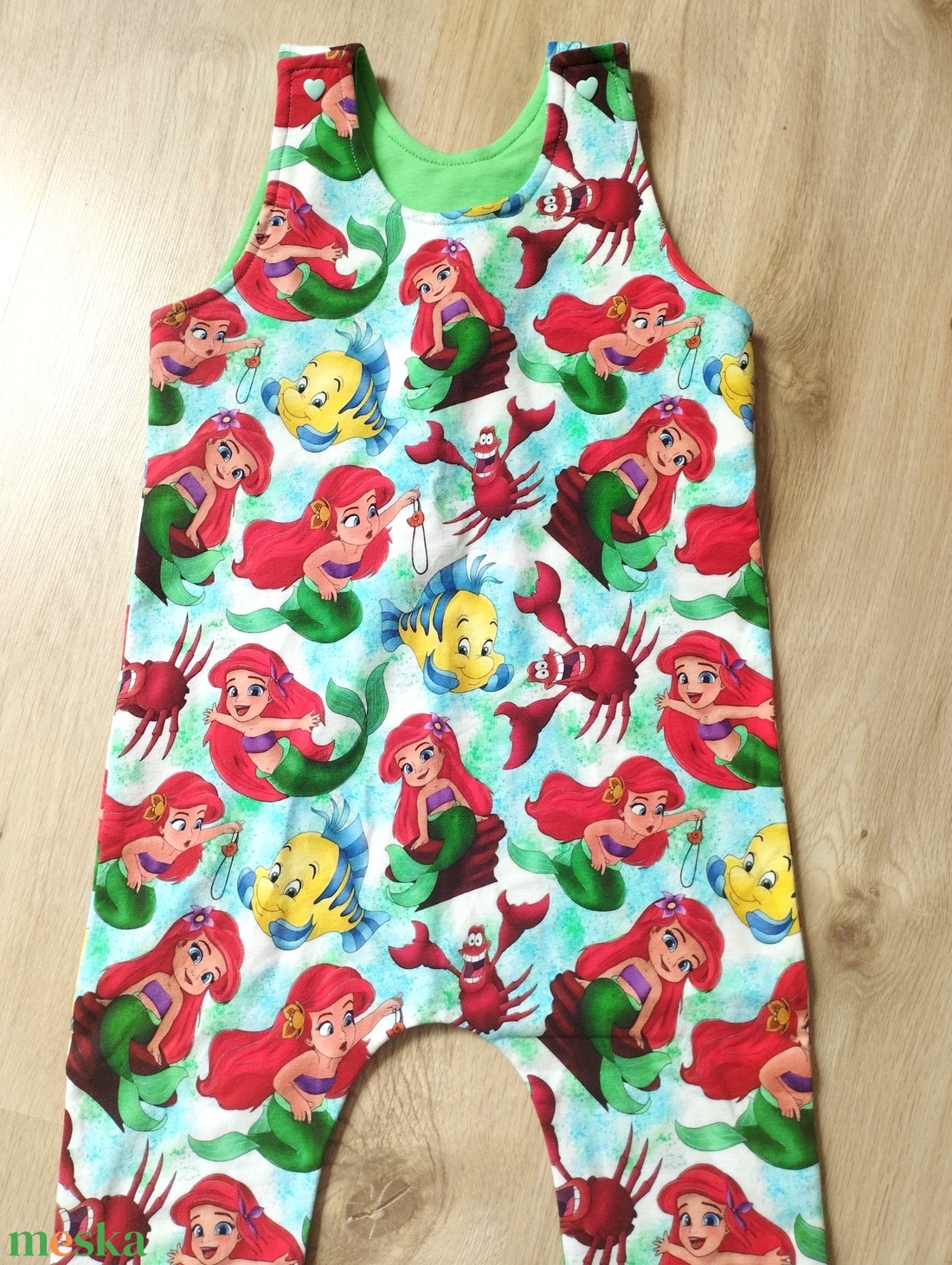 Monesz Kis Hableány Romper  - baba - mama - babaruházat - baba nadrág - Meska.hu