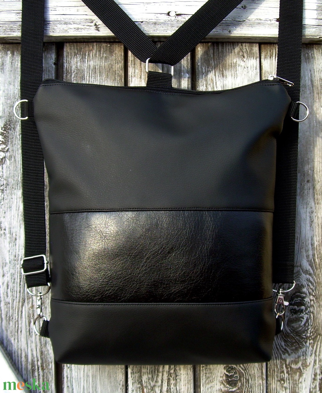 CITY BAG HÁTIZSÁK/OLDALTÁSKA : Fekete feketével - táska & tok - hátizsák - hátizsák - Meska.hu CITY BAG HÁTIZSÁK/OLDALTÁSKA : Fekete feketével - táska & tok - hátizsák - hátizsák - Meska.hu