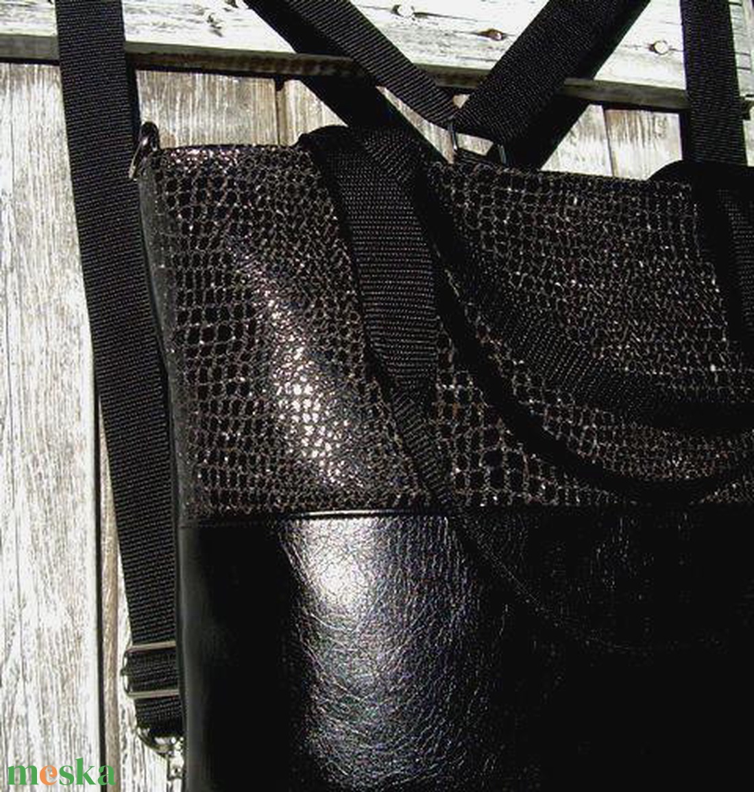 AKCIÓ! - CITY BAG HÁTIZSÁK/OLDALTÁSKA/VÁLLTÁSKA : Elegáns fekete 2. - - Meska.hu AKCIÓ! - CITY BAG HÁTIZSÁK/OLDALTÁSKA/VÁLLTÁSKA : Elegáns fekete 2. - - Meska.hu