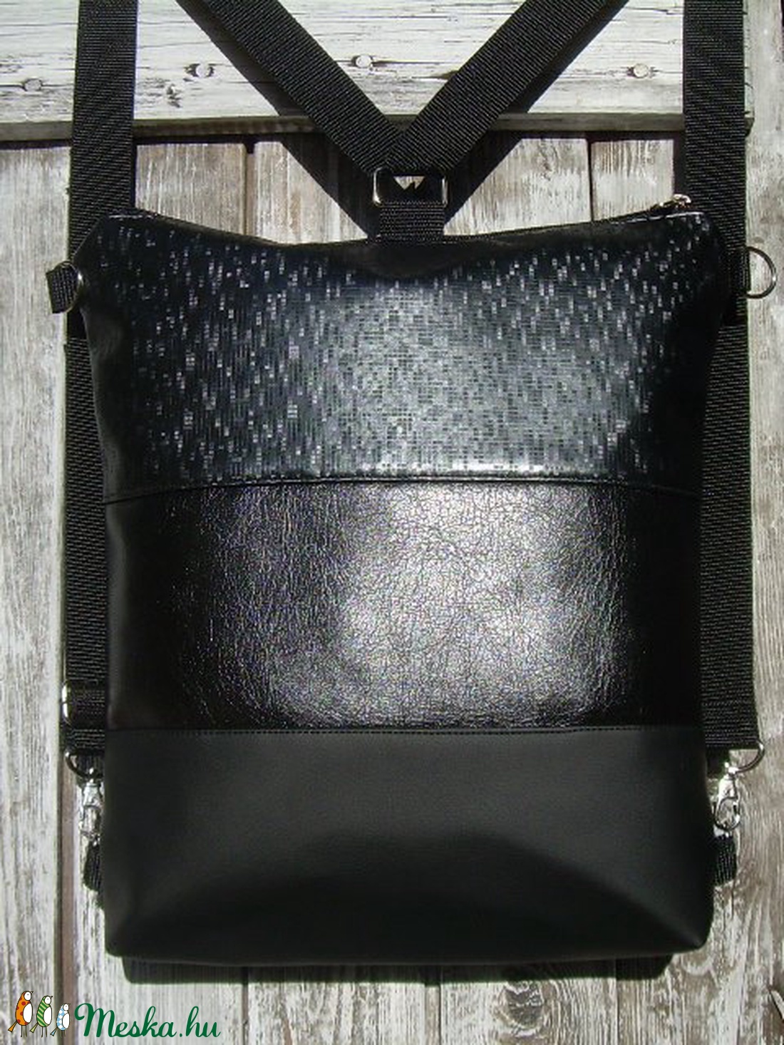 CITY BAG HÁTIZSÁK/OLDALTÁSKA : Fényesen elegáns 3. - táska & tok - hátizsák - hátizsák - Meska.hu CITY BAG HÁTIZSÁK/OLDALTÁSKA : Fényesen elegáns 3. - táska & tok - hátizsák - hátizsák - Meska.hu