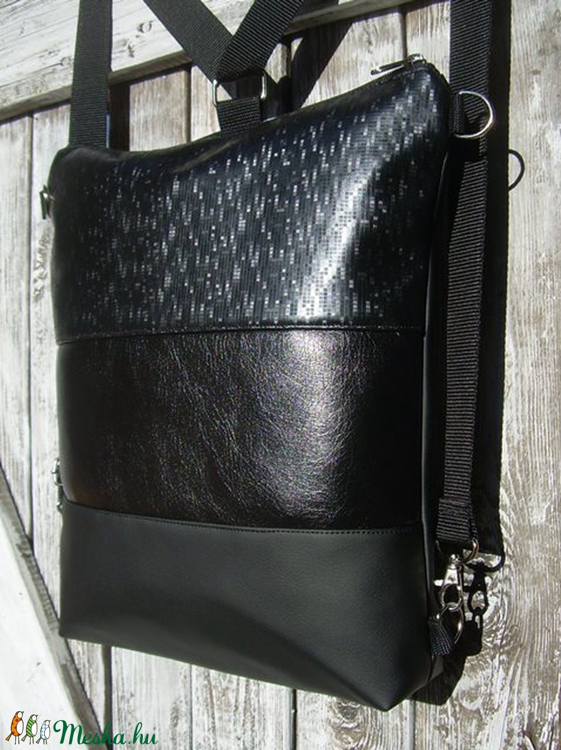 CITY BAG HÁTIZSÁK/OLDALTÁSKA : Fényesen elegáns 3. - táska & tok - hátizsák - hátizsák - Meska.hu CITY BAG HÁTIZSÁK/OLDALTÁSKA : Fényesen elegáns 3. - táska & tok - hátizsák - hátizsák - Meska.hu
