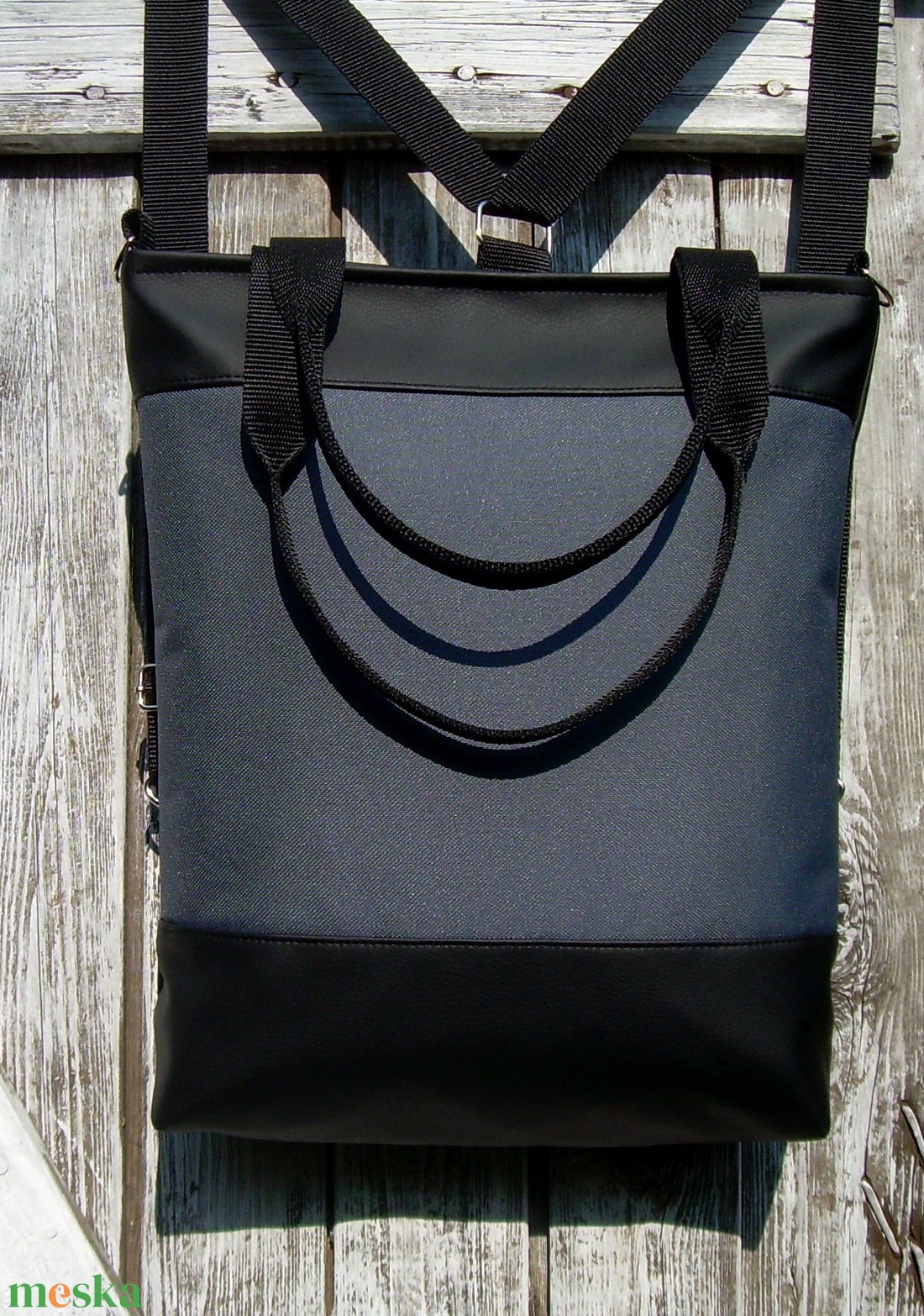 CITY BAG HÁTIZSÁK/OLDALTÁSKA/VÁLLTÁSKA : Fekete bőr cordurával 2. - táska & tok - hátizsák - hátizsák - Meska.hu CITY BAG HÁTIZSÁK/OLDALTÁSKA/VÁLLTÁSKA : Fekete bőr cordurával 2. - táska & tok - hátizsák - hátizsák - Meska.hu