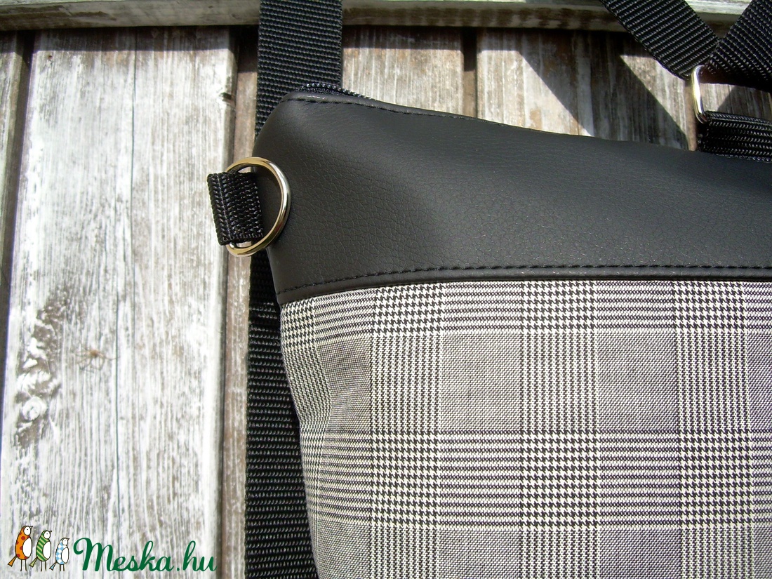 CITY BAG HÁTIZSÁK/OLDALTÁSKA : Eszterházy-kockás -  - Meska.hu