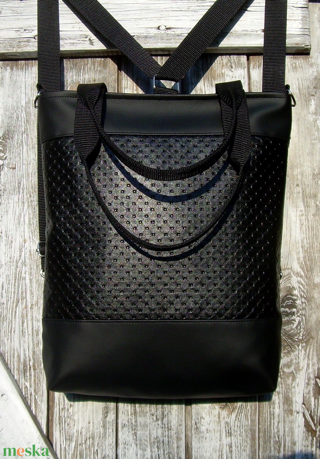 CITY BAG HÁTIZSÁK/OLDALTÁSKA/VÁLLTÁSKA : Fekete elegancia 2. - táska & tok - hátizsák - hátizsák - Meska.hu CITY BAG HÁTIZSÁK/OLDALTÁSKA/VÁLLTÁSKA : Fekete elegancia 2. - táska & tok - hátizsák - hátizsák - Meska.hu