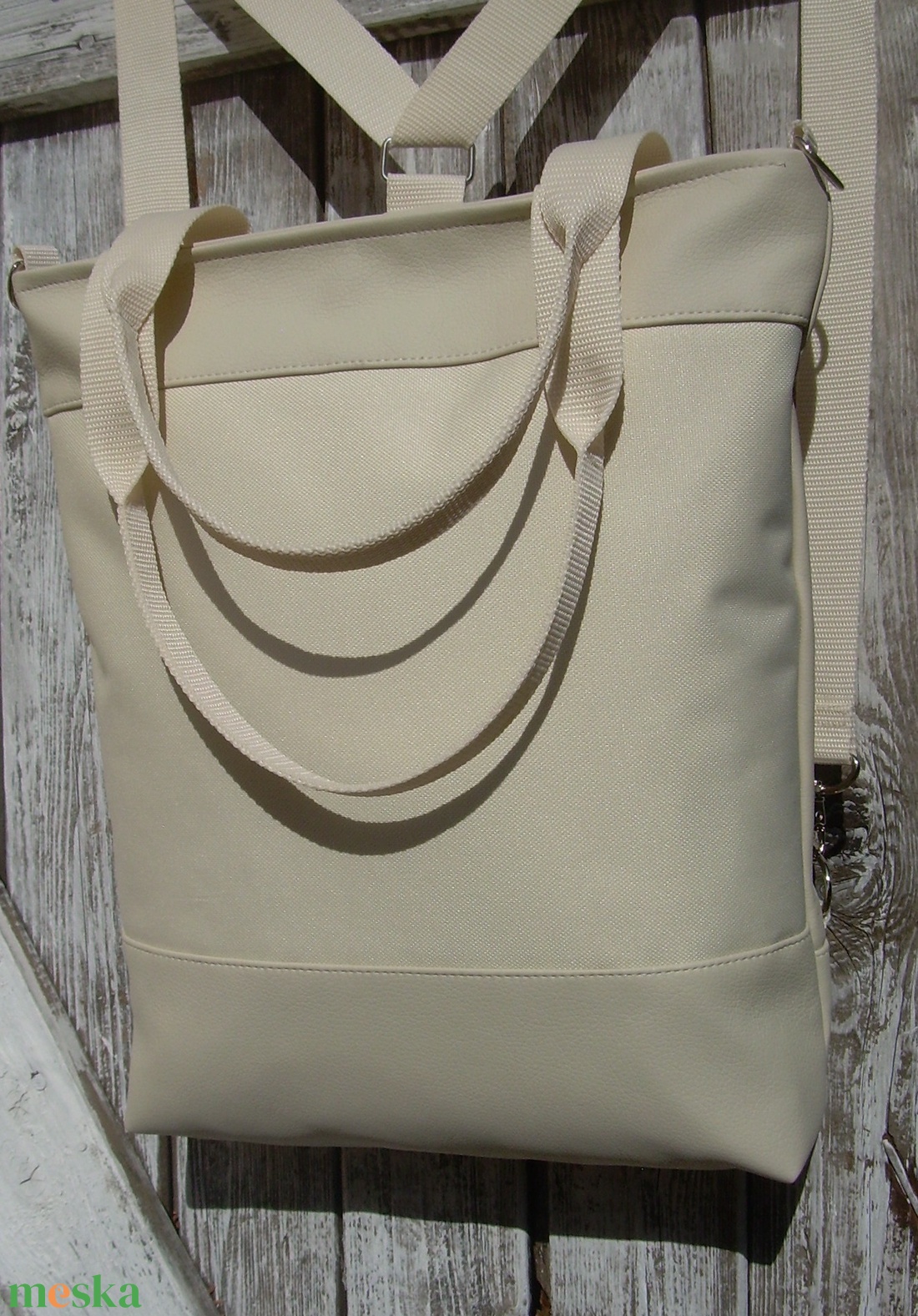 CITY BAG HÁTIZSÁK/OLDALTÁSKA/VÁLLTÁSKA : Bézs bőr cordurával - táska & tok - hátizsák - Meska.hu CITY BAG HÁTIZSÁK/OLDALTÁSKA/VÁLLTÁSKA : Bézs bőr cordurával - táska & tok - hátizsák - Meska.hu