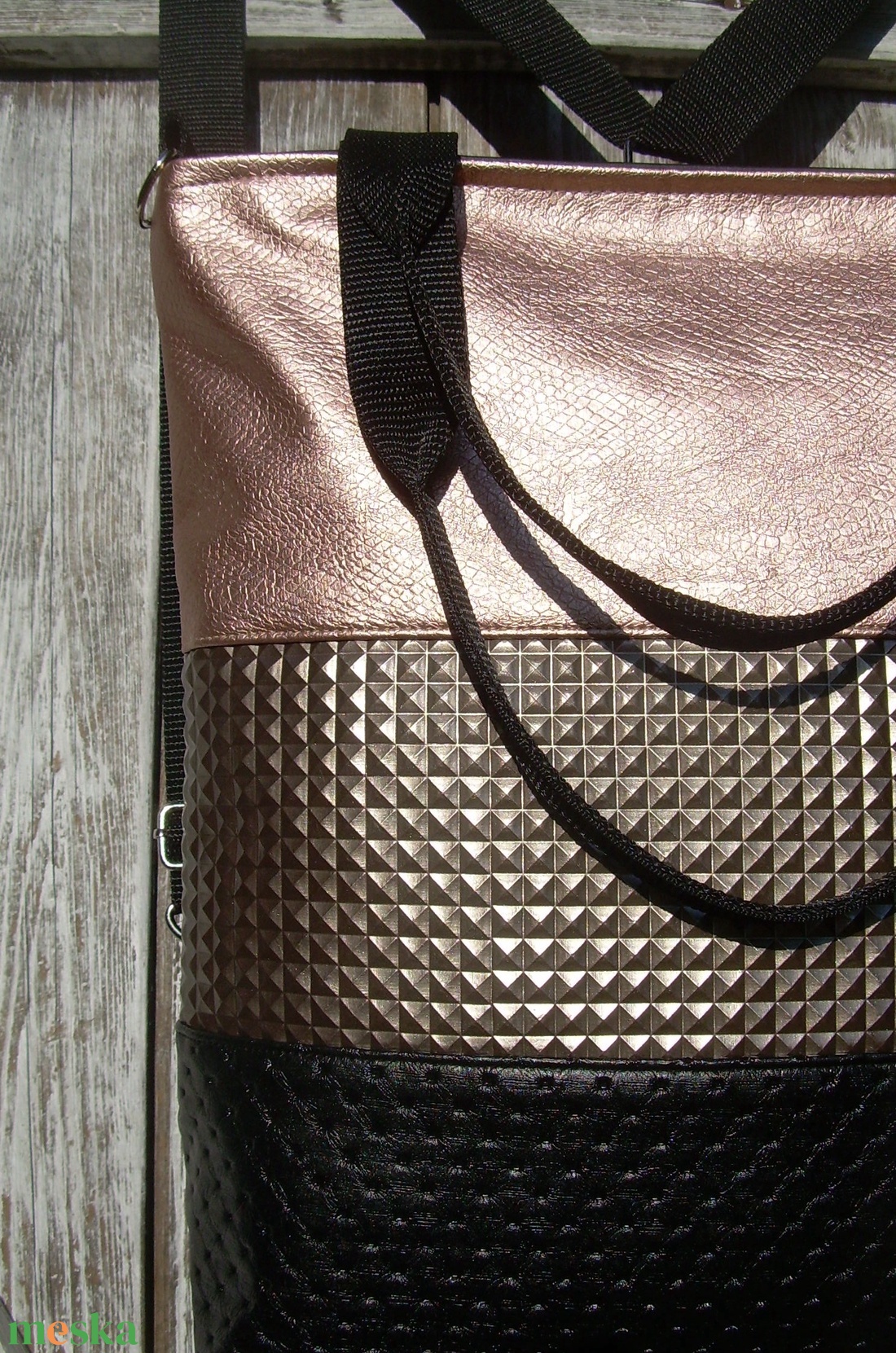  CITY BAG HÁTIZSÁK/OLDALTÁSKA/VÁLLTÁSKA : Fénylő elegancia 2. - táska & tok - hátizsák - hátizsák - Meska.hu