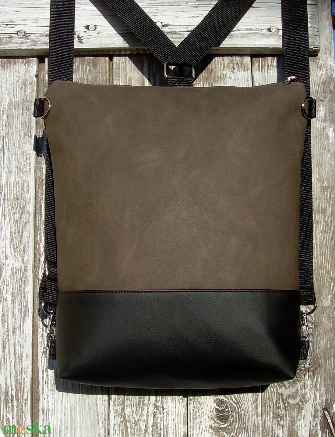 AKCIÓ! - CITY BAG HÁTIZSÁK/OLDALTÁSKA : Variációk feketére és barnára 2. - - Meska.hu AKCIÓ! - CITY BAG HÁTIZSÁK/OLDALTÁSKA : Variációk feketére és barnára 2. - - Meska.hu