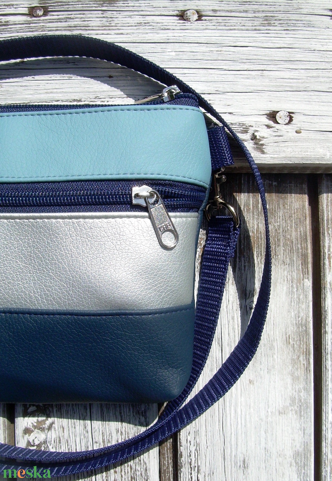 MINI CITY BAG/ÖVTÁSKA : Variációk kékre és ezüstre - táska & tok - övtáska - Meska.hu MINI CITY BAG/ÖVTÁSKA : Variációk kékre és ezüstre - táska & tok - övtáska - Meska.hu