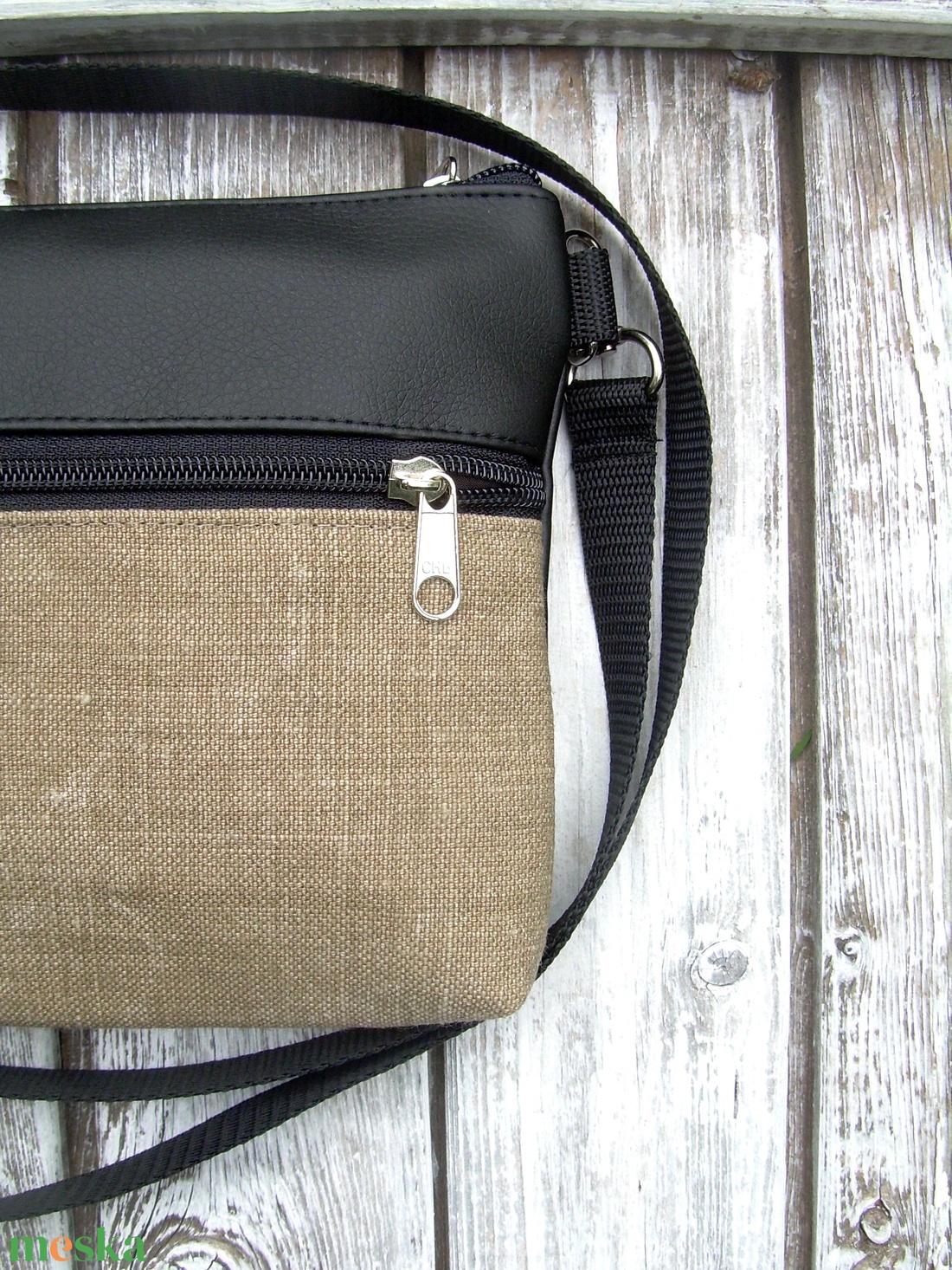 MINI CITY BAG/ÖVTÁSKA :Variációk fekete bőrre canvas vászonnal - táska & tok - övtáska - Meska.hu MINI CITY BAG/ÖVTÁSKA :Variációk fekete bőrre canvas vászonnal - táska & tok - övtáska - Meska.hu