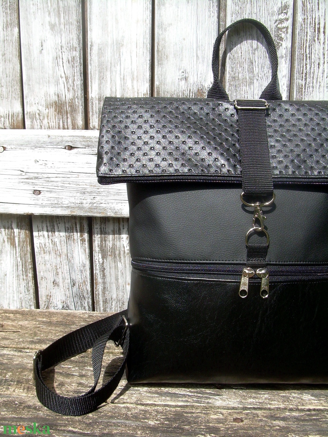 ROLL TOP CITY BAG : Variációk feketére 1. - táska & tok - hátizsák - roll top hátizsák - Meska.hu ROLL TOP CITY BAG : Variációk feketére 1. - táska & tok - hátizsák - roll top hátizsák - Meska.hu