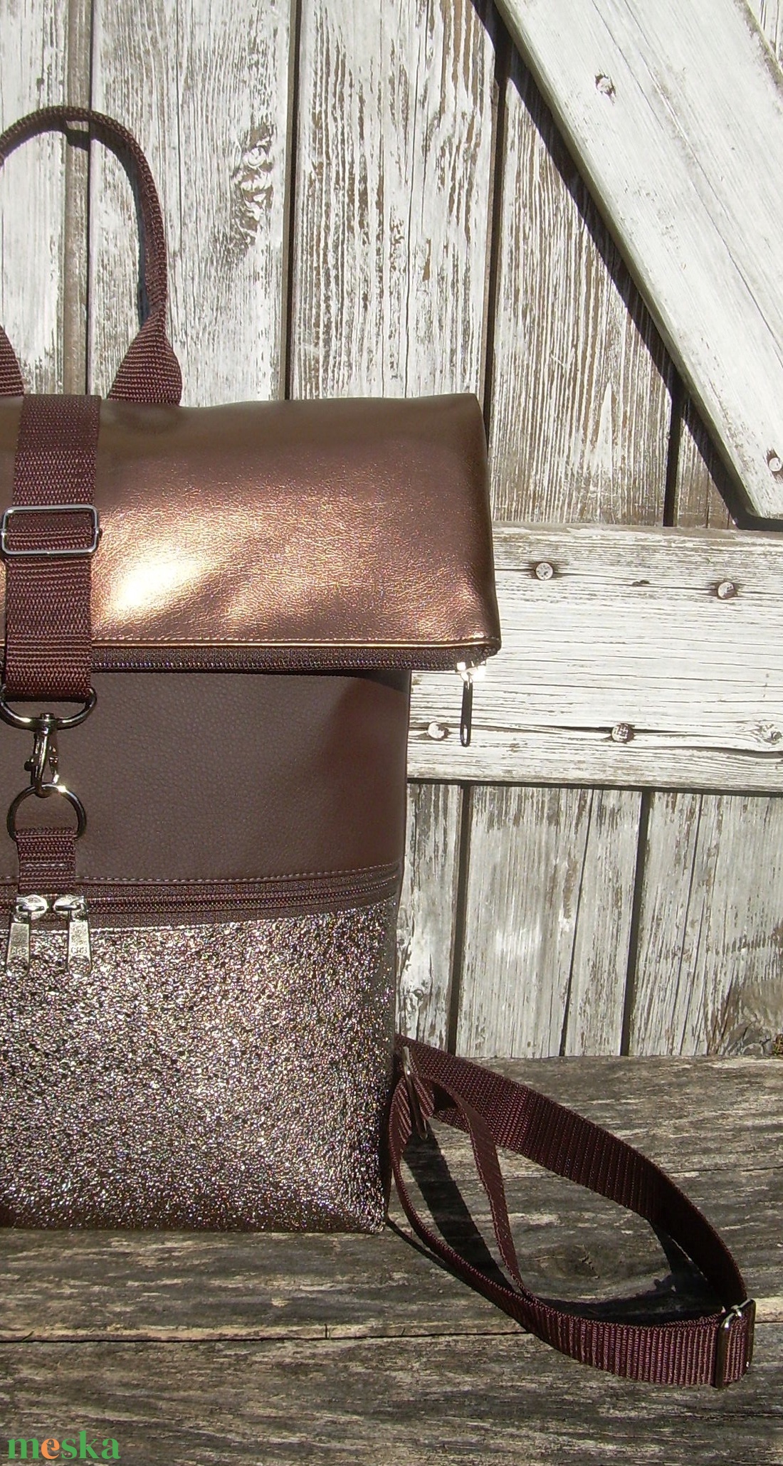 ROLL TOP CITY BAG : Bronzos elegancia - táska & tok - hátizsák - roll top hátizsák - Meska.hu ROLL TOP CITY BAG : Bronzos elegancia - táska & tok - hátizsák - roll top hátizsák - Meska.hu