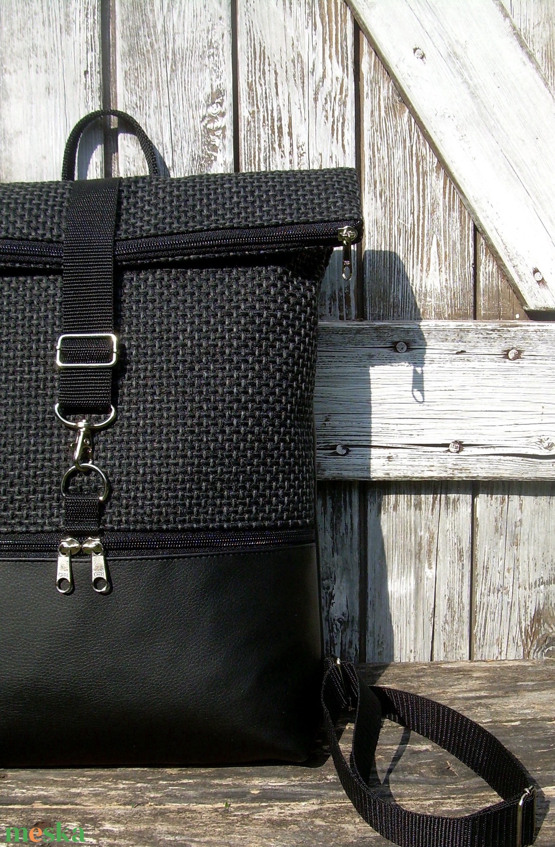 ROLL TOP CITY BAG : Variációk feketére szövettel - táska & tok - hátizsák - roll top hátizsák - Meska.hu ROLL TOP CITY BAG : Variációk feketére szövettel - táska & tok - hátizsák - roll top hátizsák - Meska.hu