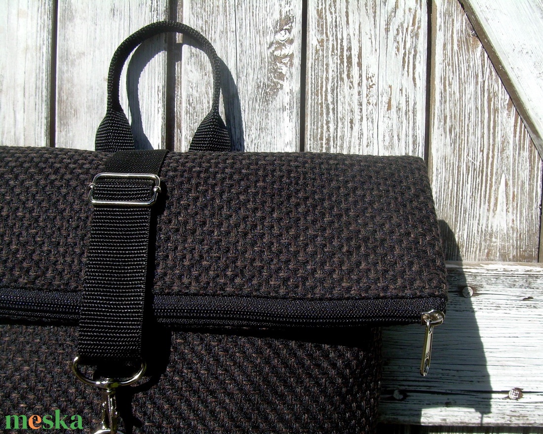 ROLL TOP CITY BAG : Variációk fekete bőrre és szövetre 6. - táska & tok - hátizsák - hátizsák - Meska.hu ROLL TOP CITY BAG : Variációk fekete bőrre és szövetre 6. - táska & tok - hátizsák - hátizsák - Meska.hu