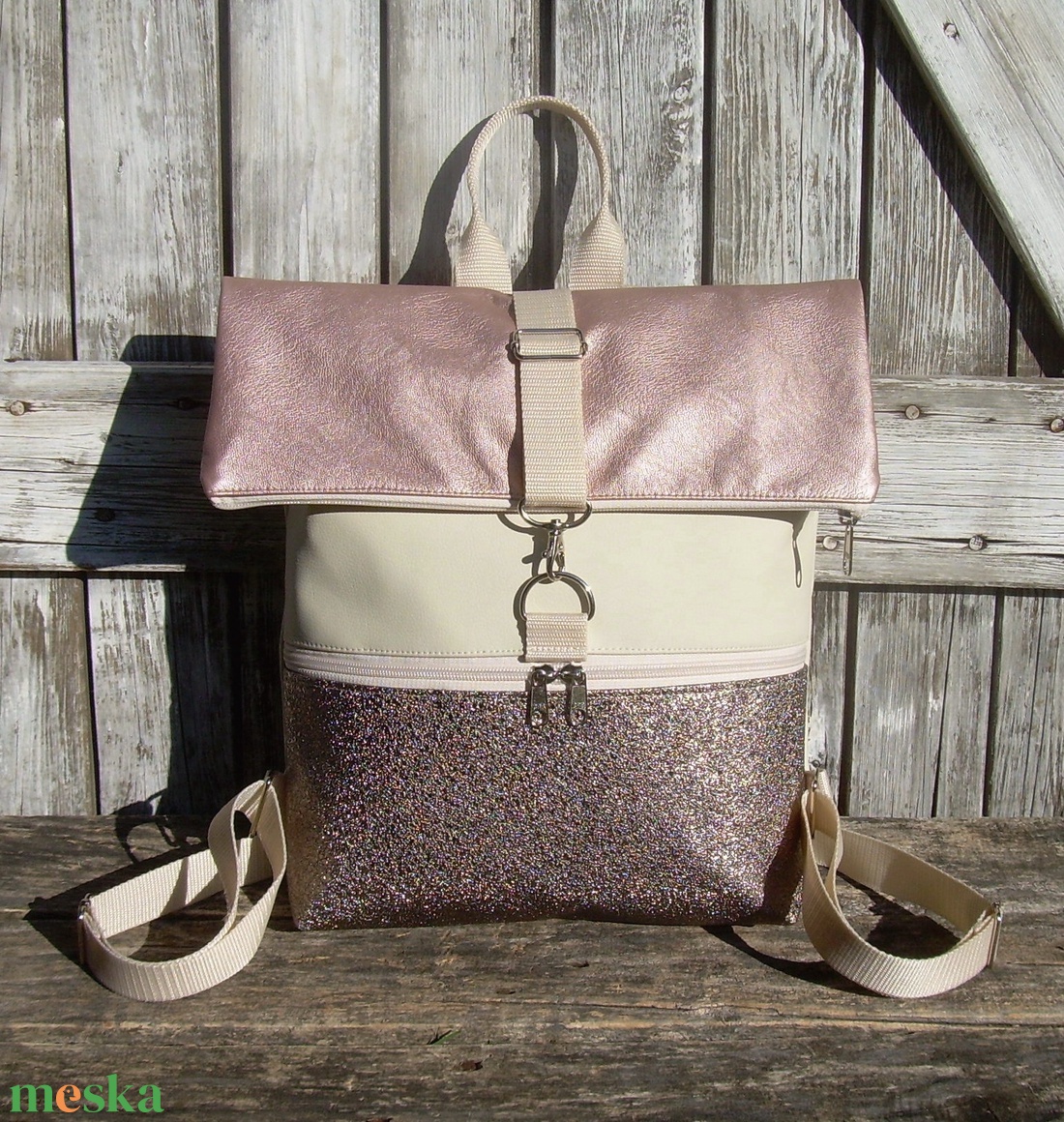 ROLL TOP CITY BAG : Metálos elegancia nyáriasan - táska & tok - hátizsák - roll top hátizsák - Meska.hu ROLL TOP CITY BAG : Metálos elegancia nyáriasan - táska & tok - hátizsák - roll top hátizsák - Meska.hu