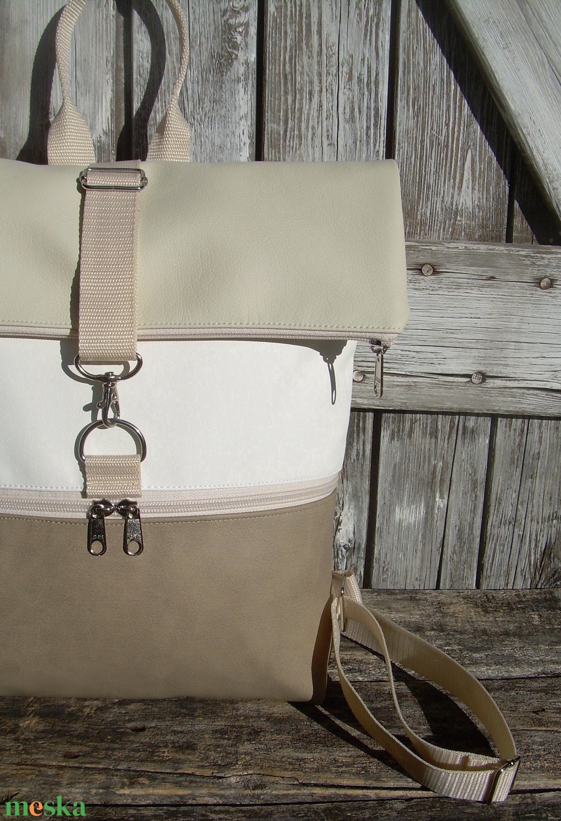 ROLL TOP CITY BAG : Variációk bézsre - táska & tok - hátizsák - roll top hátizsák - Meska.hu ROLL TOP CITY BAG : Variációk bézsre - táska & tok - hátizsák - roll top hátizsák - Meska.hu