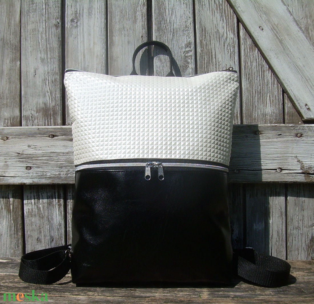 CITY BAG HÁTIZSÁK/LAPTOPTÁSKA/OLDALTÁSKA : Elegáns fekete és gyöngyház - táska & tok - hátizsák - hátizsák - Meska.hu CITY BAG HÁTIZSÁK/LAPTOPTÁSKA/OLDALTÁSKA : Elegáns fekete és gyöngyház - táska & tok - hátizsák - hátizsák - Meska.hu