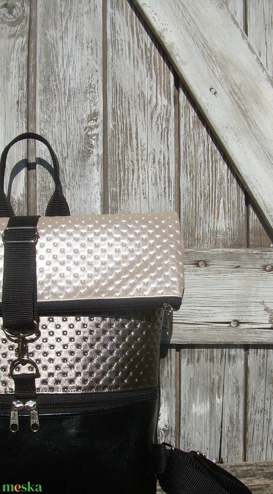 ROLL TOP CITY BAG : Metálos elegancia 4. - táska & tok - hátizsák - roll top hátizsák - Meska.hu ROLL TOP CITY BAG : Metálos elegancia 4. - táska & tok - hátizsák - roll top hátizsák - Meska.hu