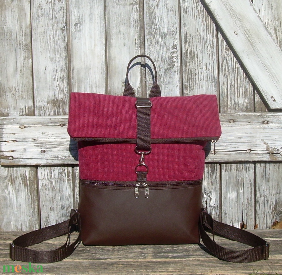 ROLL TOP CITY BAG : Variációk barnára szövettel - táska & tok - hátizsák - roll top hátizsák - Meska.hu ROLL TOP CITY BAG : Variációk barnára szövettel - táska & tok - hátizsák - roll top hátizsák - Meska.hu