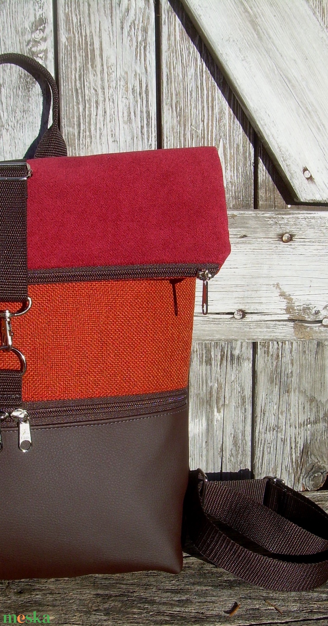 ROLL TOP CITY BAG : Variációk barnára szövettel 2. - táska & tok - hátizsák - roll top hátizsák - Meska.hu ROLL TOP CITY BAG : Variációk barnára szövettel 2. - táska & tok - hátizsák - roll top hátizsák - Meska.hu