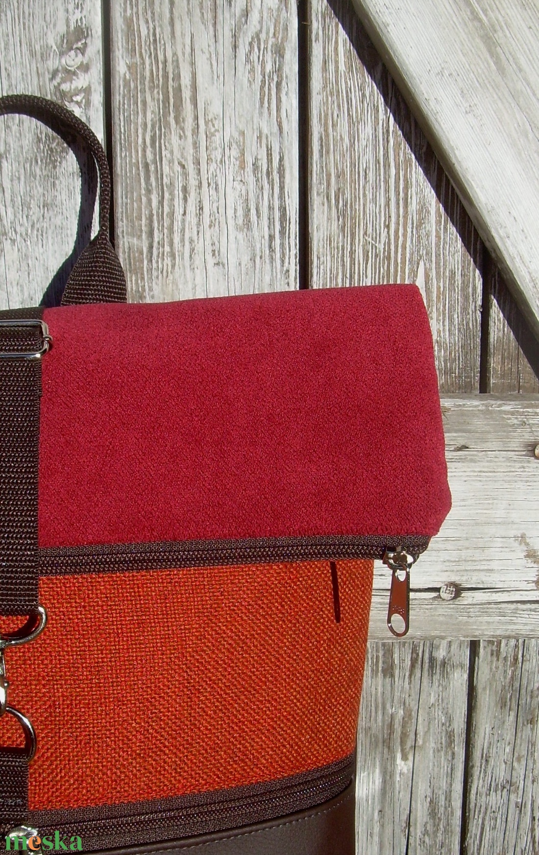 ROLL TOP CITY BAG : Variációk barnára szövettel 2. - táska & tok - hátizsák - roll top hátizsák - Meska.hu ROLL TOP CITY BAG : Variációk barnára szövettel 2. - táska & tok - hátizsák - roll top hátizsák - Meska.hu