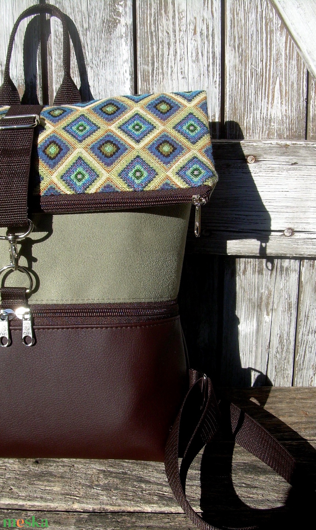 ROLL TOP CITY BAG : Variációk barna bőrre és gobelinre 4. - táska & tok - hátizsák - roll top hátizsák - Meska.hu ROLL TOP CITY BAG : Variációk barna bőrre és gobelinre 4. - táska & tok - hátizsák - roll top hátizsák - Meska.hu