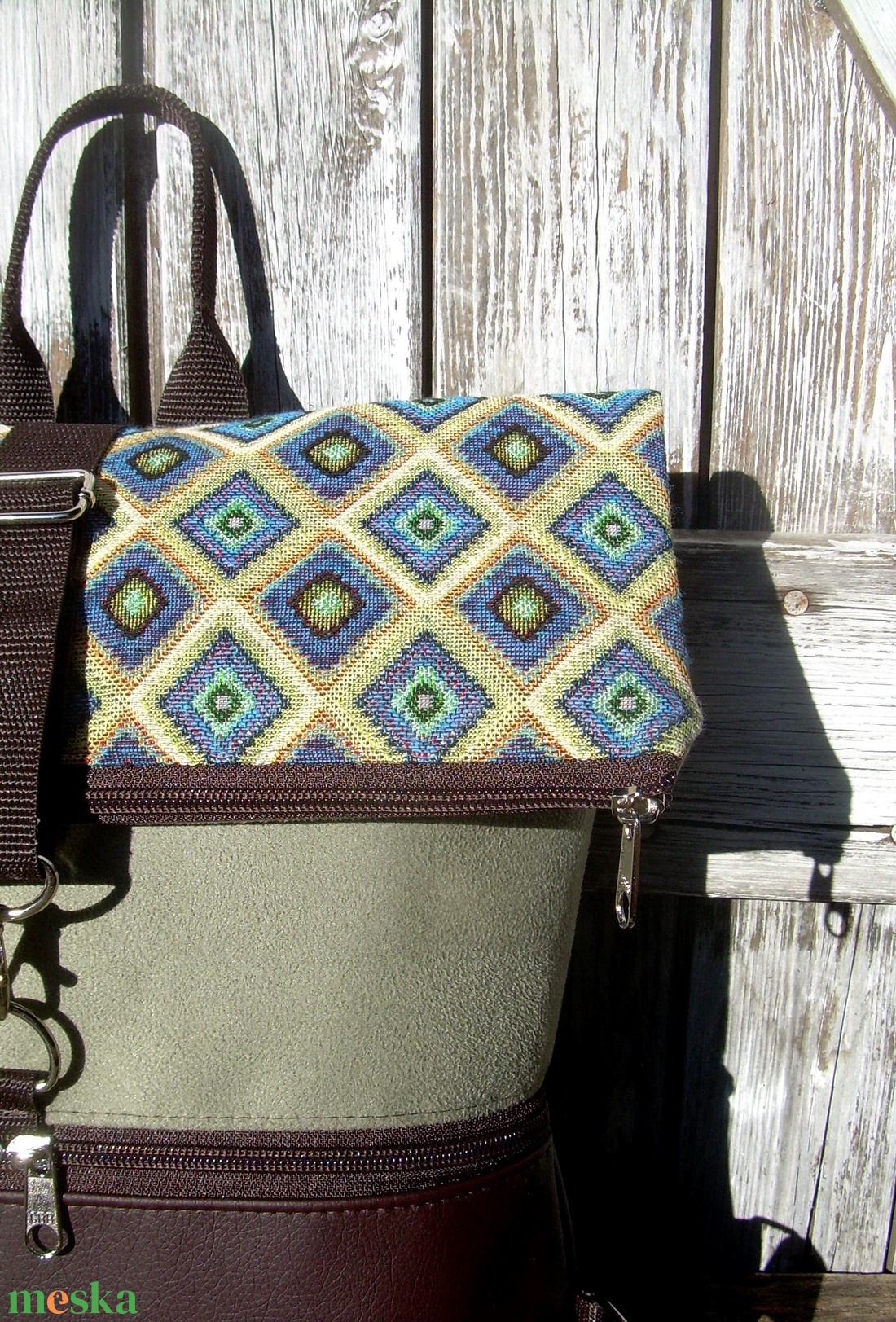ROLL TOP CITY BAG : Variációk barna bőrre és gobelinre 4. - táska & tok - hátizsák - roll top hátizsák - Meska.hu ROLL TOP CITY BAG : Variációk barna bőrre és gobelinre 4. - táska & tok - hátizsák - roll top hátizsák - Meska.hu