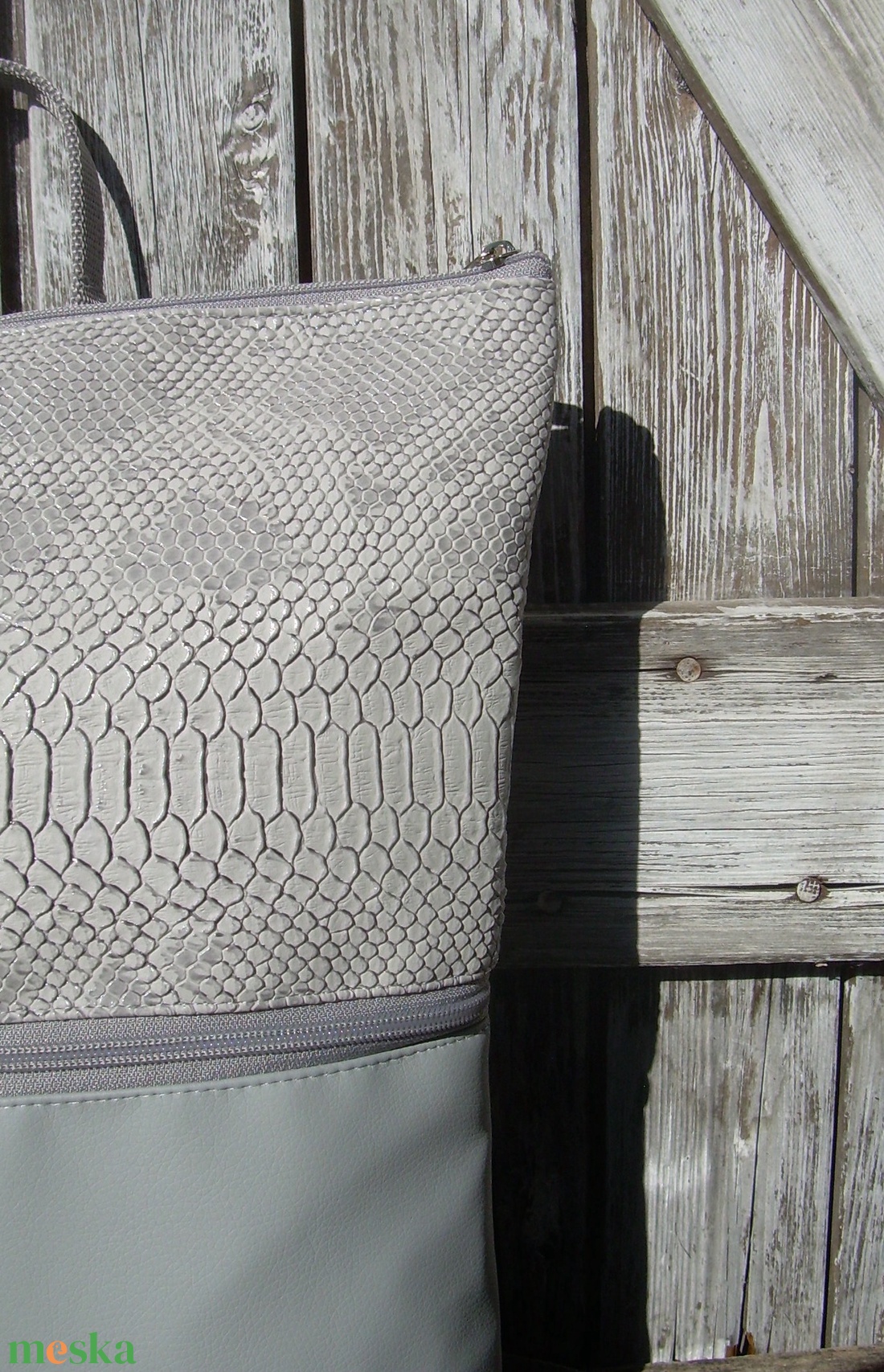  VÍZÁLLÓ CITY BAG HÁTIZSÁK/LAPTOPTÁSKA/OLDALTÁSKA : Szürke elegánsan - táska & tok - hátizsák - hátizsák - Meska.hu