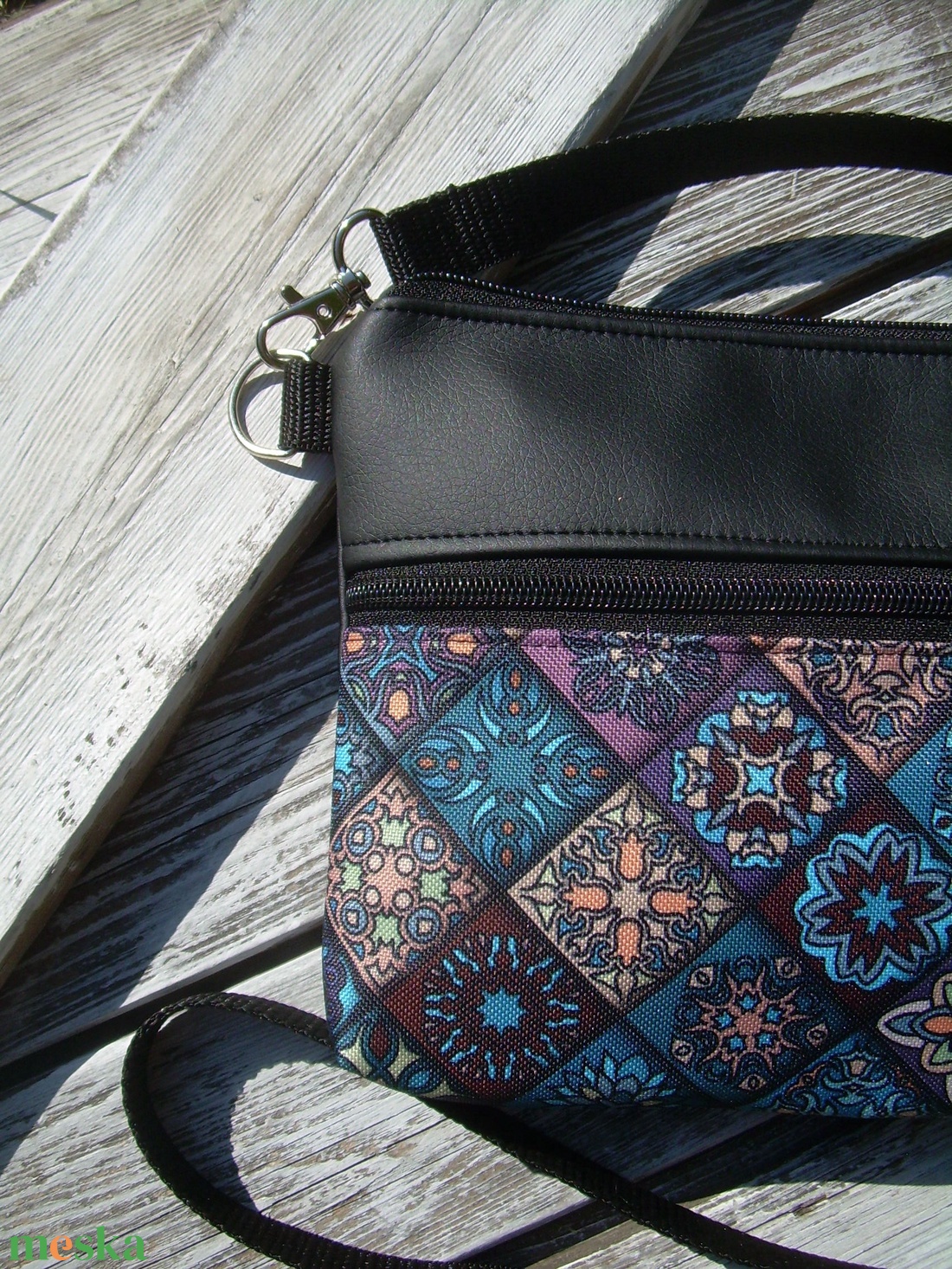 MINI CITY BAG/ÖVTÁSKA : Variációk csempe mintára - táska & tok - övtáska - Meska.hu MINI CITY BAG/ÖVTÁSKA : Variációk csempe mintára - táska & tok - övtáska - Meska.hu