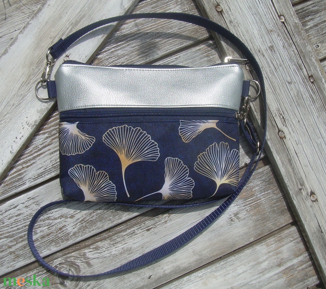 MINI CITY BAG/ÖVTÁSKA : Ezüst és gingko - táska & tok - övtáska - Meska.hu MINI CITY BAG/ÖVTÁSKA : Ezüst és gingko - táska & tok - övtáska - Meska.hu