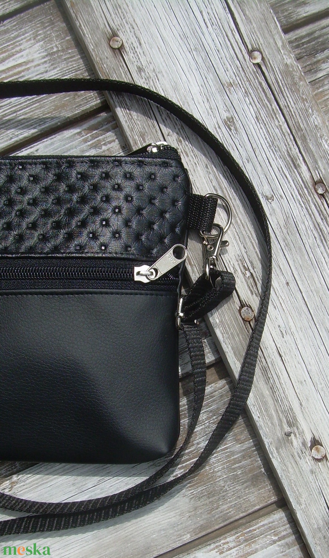 MINI CITY BAG : Elegáns fekete 4 - táska & tok - kézitáska & válltáska - vállon átvethető táska - Meska.hu MINI CITY BAG : Elegáns fekete 4 - táska & tok - kézitáska & válltáska - vállon átvethető táska - Meska.hu