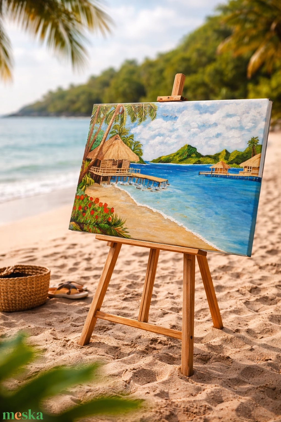 Álomsziget - művészet - festmény - akril - Meska.hu