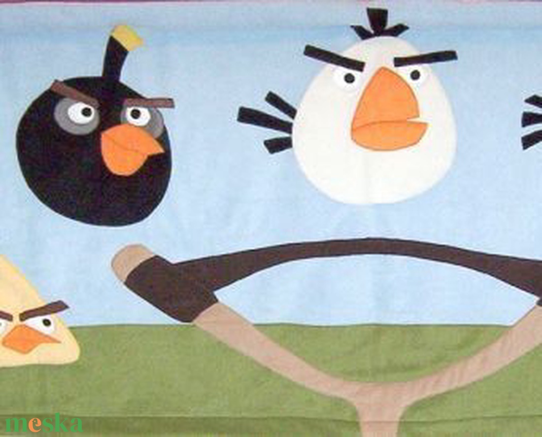 Figurás Falvédő - Angry Birds - Mérges madarak - baba - mama - babaszoba dekoráció - falvédő gyerekszobába - Meska.hu