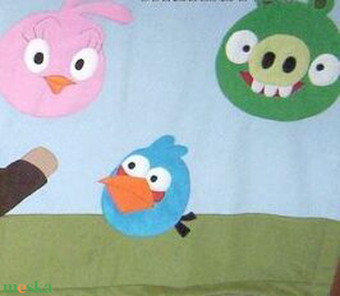 Figurás Falvédő - Angry Birds - Mérges madarak - baba - mama - babaszoba dekoráció - falvédő gyerekszobába - Meska.hu