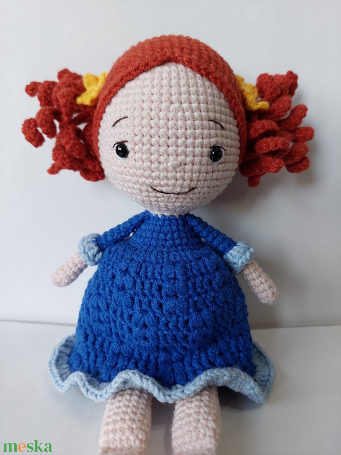 Horgolt kislány játékbaba - amigurumi - játék & sport - plüssállat & játékfigura - ember - Meska.hu