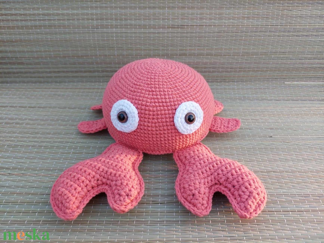 Horgolt rák - amigurumi - játék & sport - plüssállat & játékfigura - más figura - Meska.hu