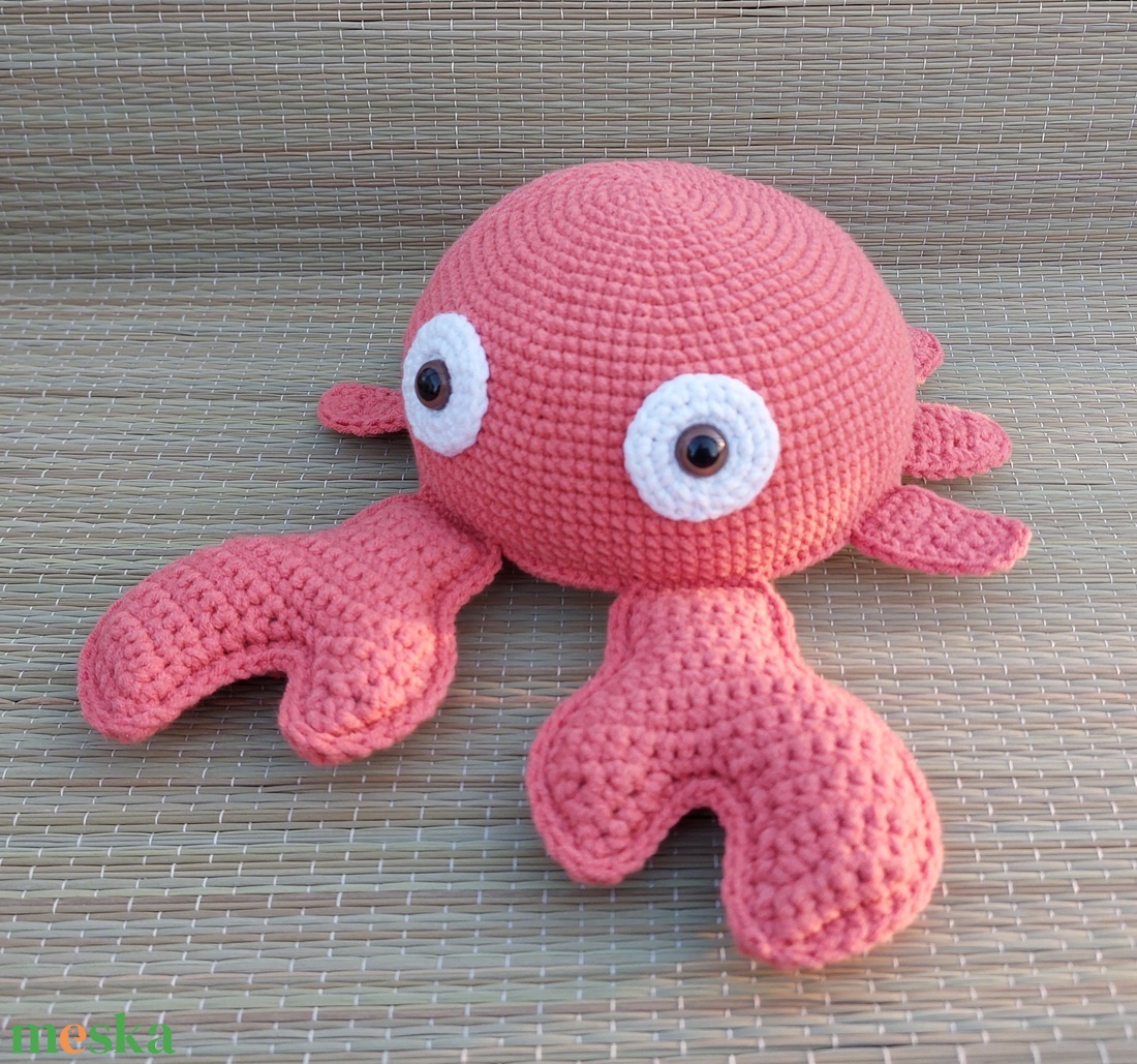 Horgolt rák - amigurumi - játék & sport - plüssállat & játékfigura - más figura - Meska.hu