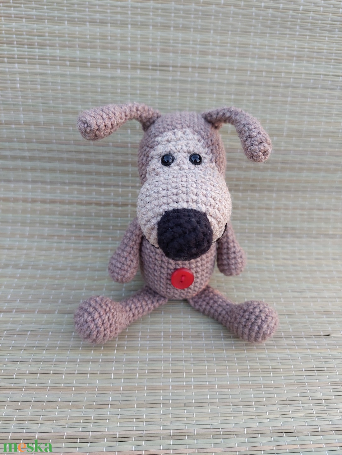 Horgolt kutya - amigurumi - játék & sport - plüssállat & játékfigura - kutya - Meska.hu