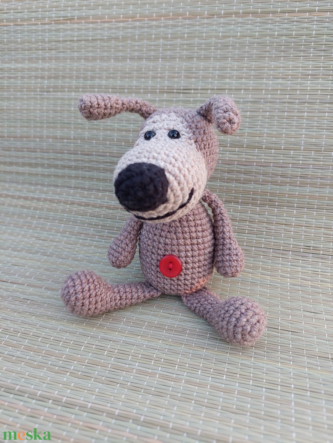 Horgolt kutya - amigurumi - játék & sport - plüssállat & játékfigura - kutya - Meska.hu