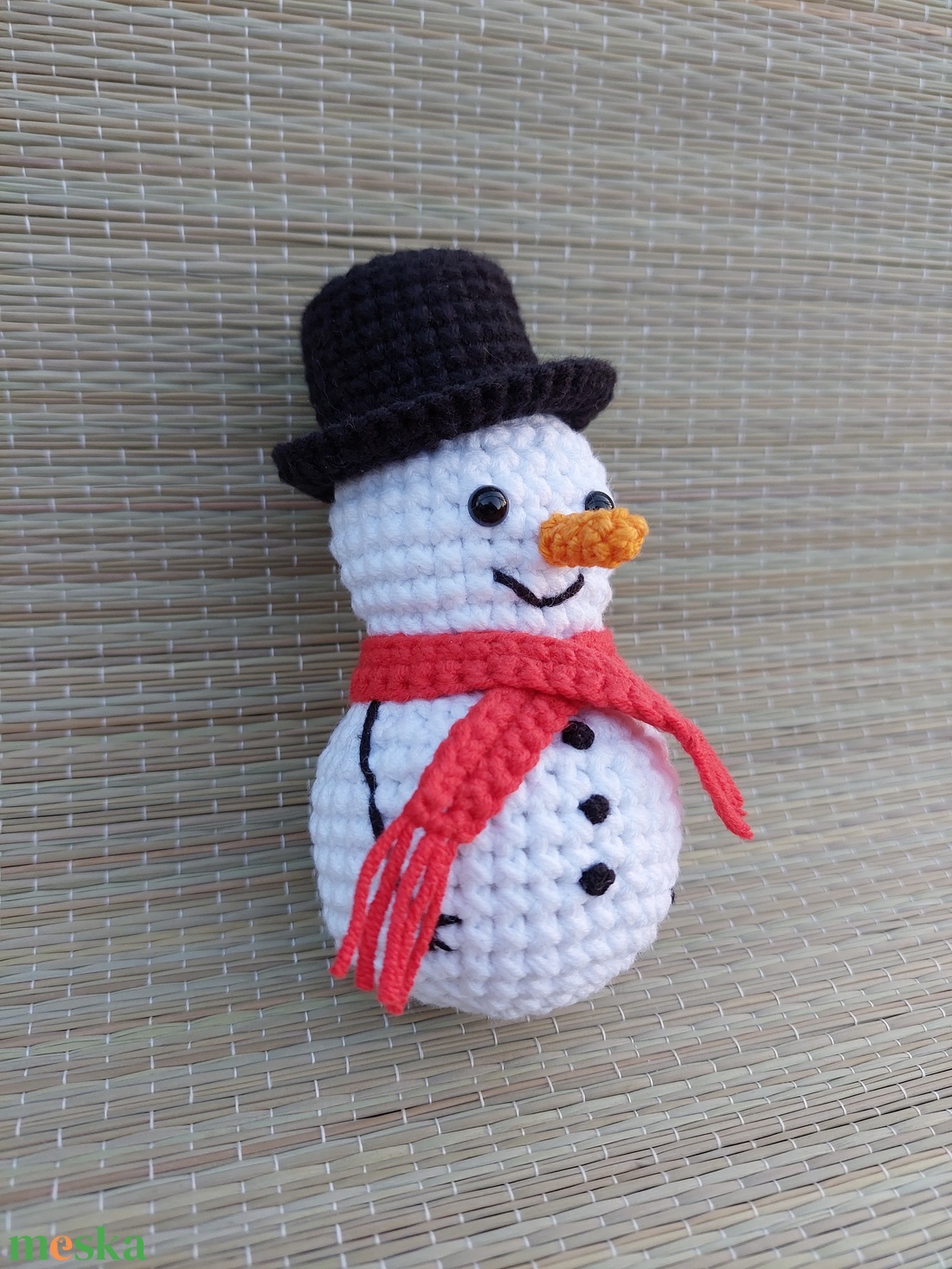 Horgolt hóember - amigurumi - játék & sport - plüssállat & játékfigura - más figura - Meska.hu Horgolt hóember - amigurumi - játék & sport - plüssállat & játékfigura - más figura - Meska.hu